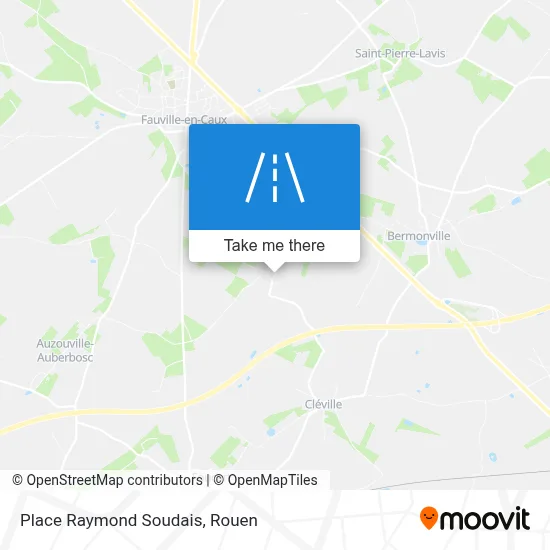 Place Raymond Soudais map