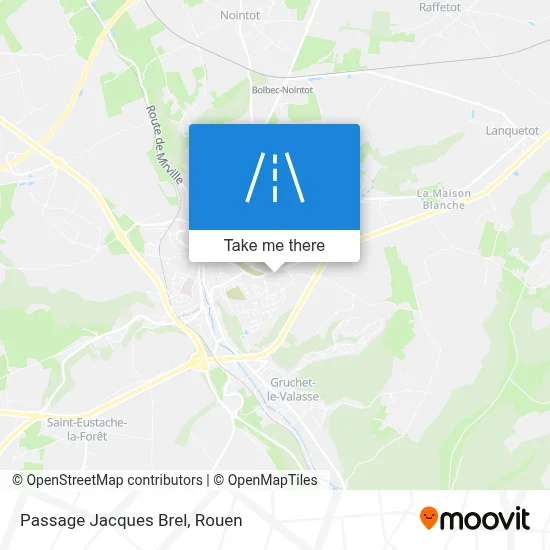 Passage Jacques Brel map