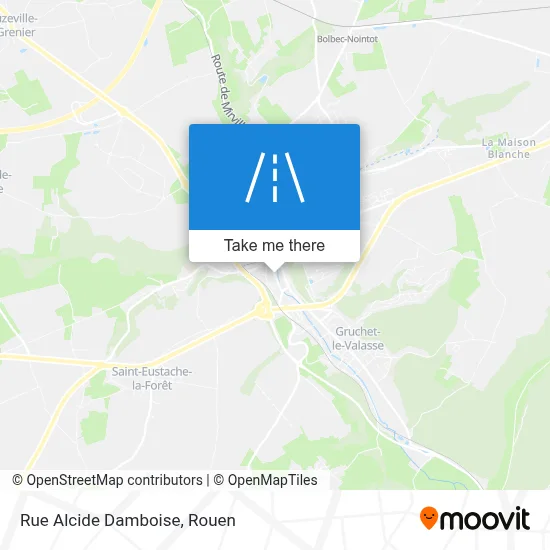 Rue Alcide Damboise map