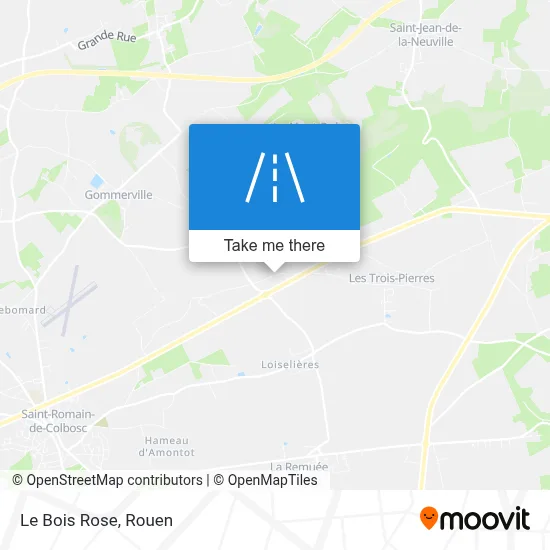 Le Bois Rose map