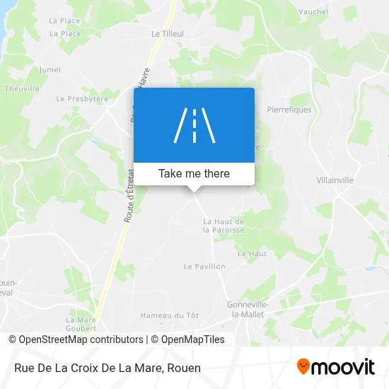 Mapa Rue De La Croix De La Mare