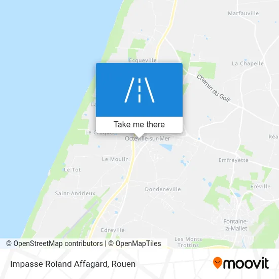 Impasse Roland Affagard map