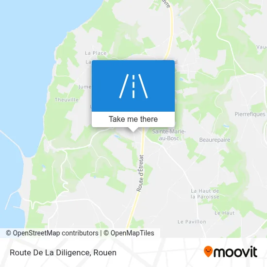 Route De La Diligence map