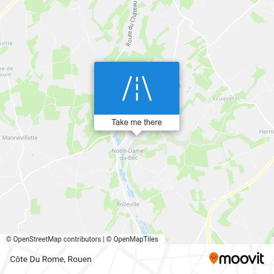 Côte Du Rome map