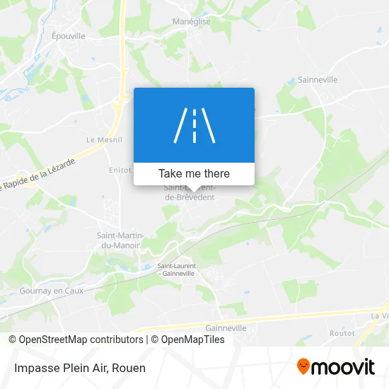 Impasse Plein Air map