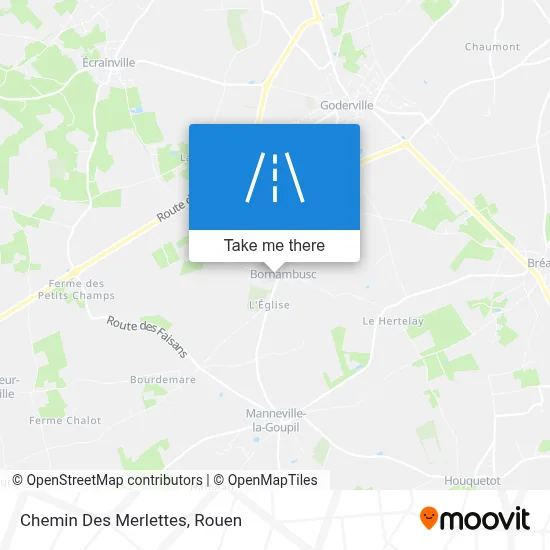 Chemin Des Merlettes map