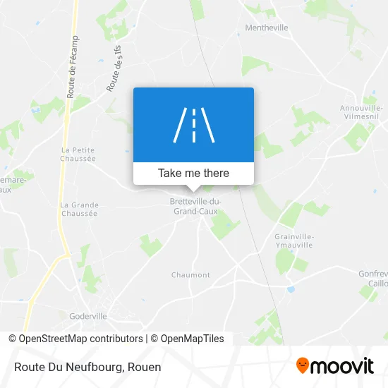 Route Du Neufbourg map
