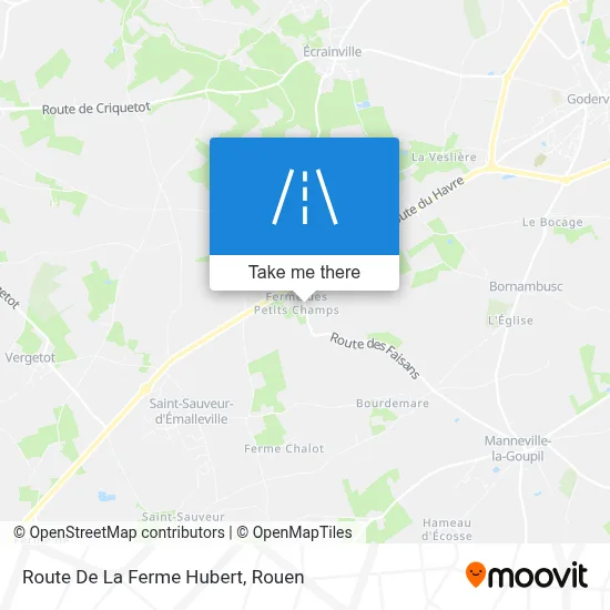 Route De La Ferme Hubert map