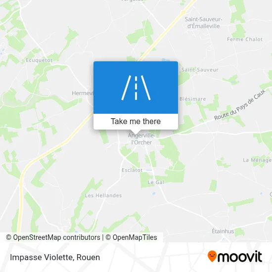 Impasse Violette map