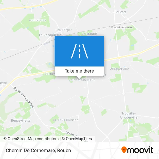 Chemin De Cornemare map
