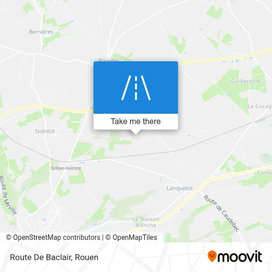 Route De Baclair map