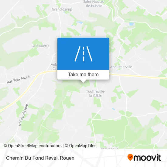 Chemin Du Fond Reval map