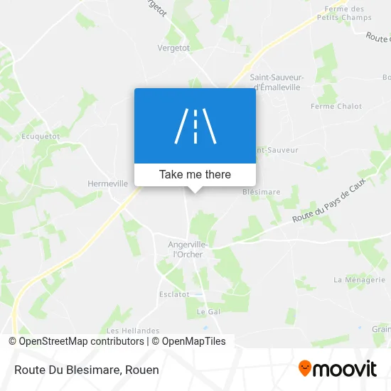 Route Du Blesimare map