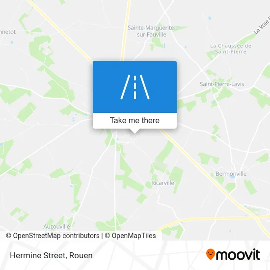 Mapa Rue De L'Hermine