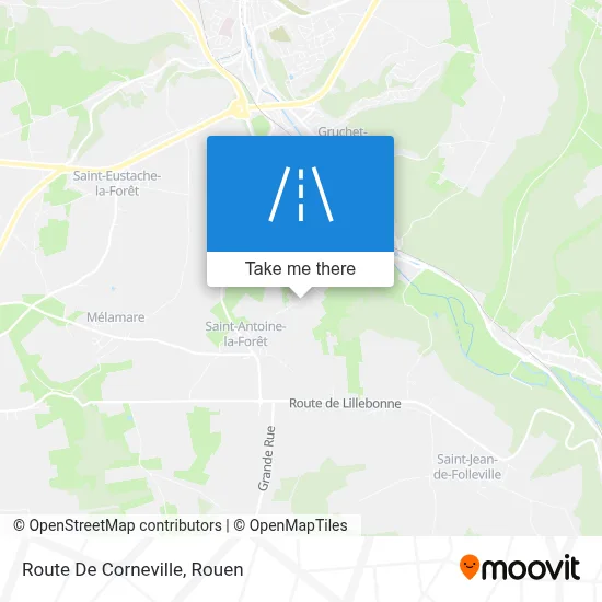 Route De Corneville map
