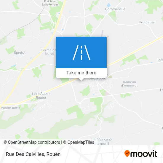 Rue Des Calvilles map