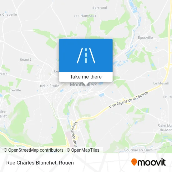 Rue Charles Blanchet map