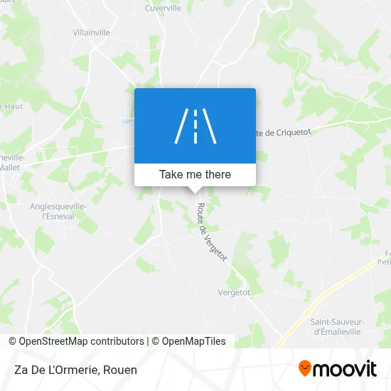 Za De L'Ormerie map