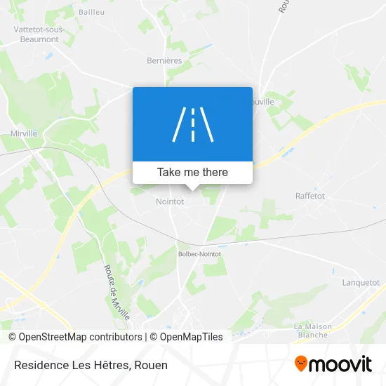 Résidence Les Hêtres map