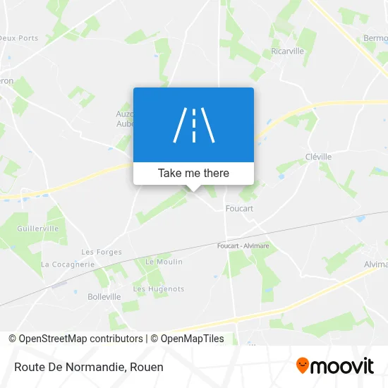Route De Normandie map