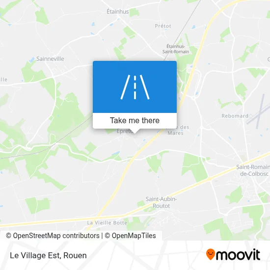 Le Village Est map