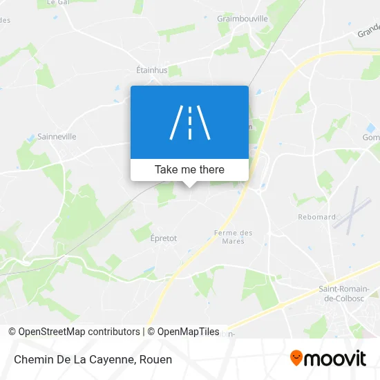 Chemin De La Cayenne map