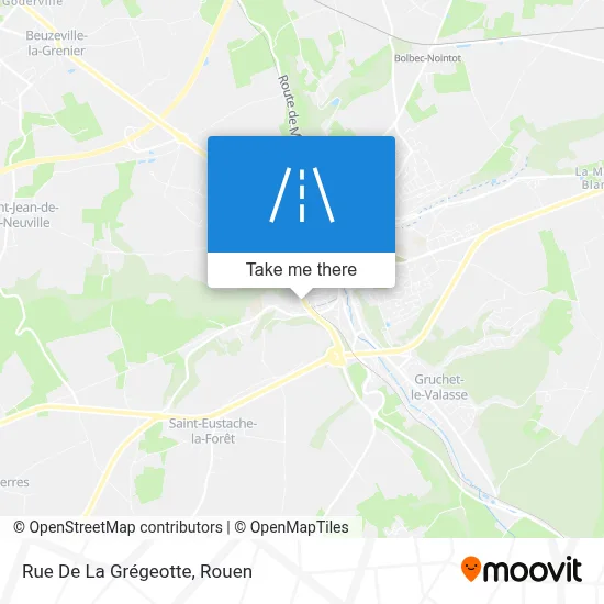 Rue De La Grégeotte map