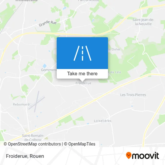 Froiderue map