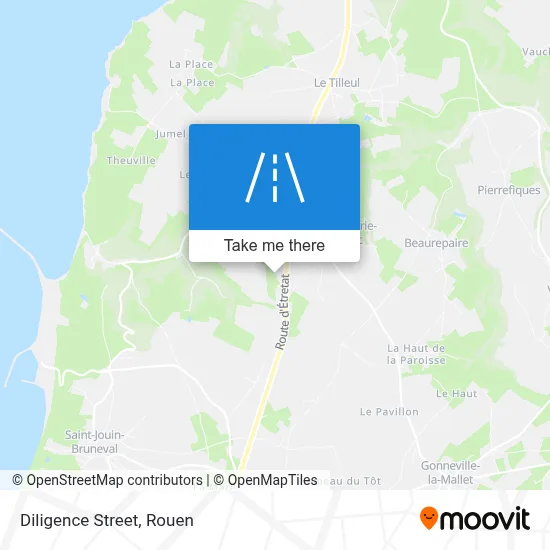 Mapa Rue De La Diligence
