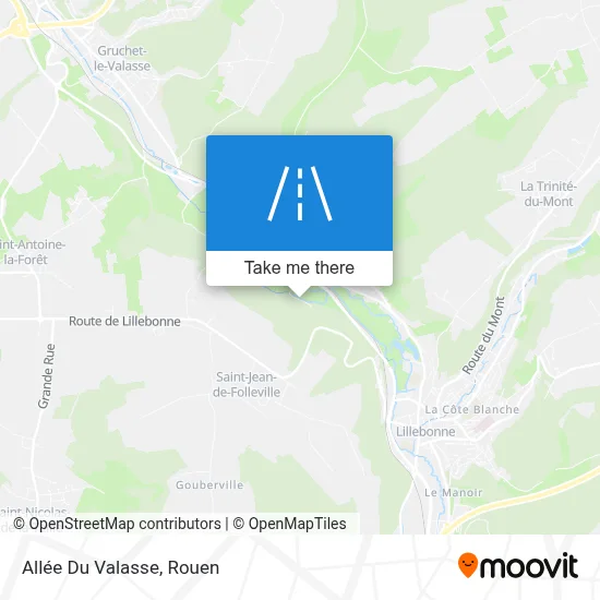 Allée Du Valasse map