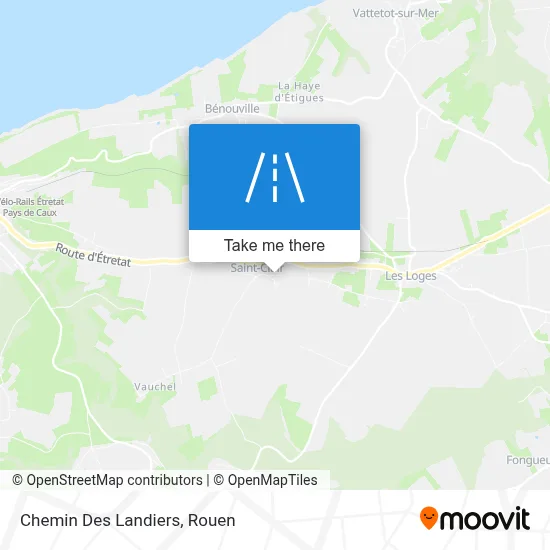 Chemin Des Landiers map