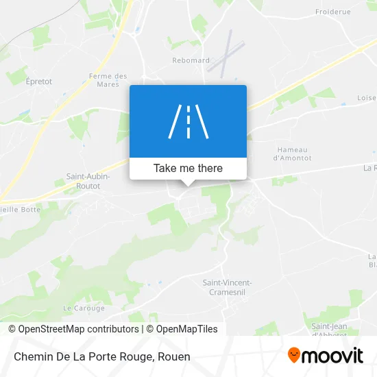 Chemin De La Porte Rouge map