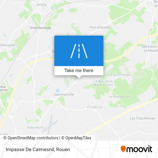 Impasse De Calmesnil map