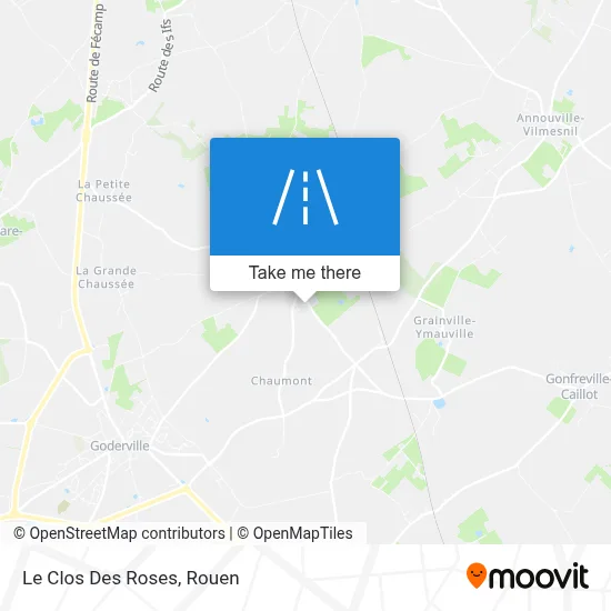 Le Clos Des Roses map