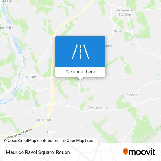 Square Maurice Ravel map