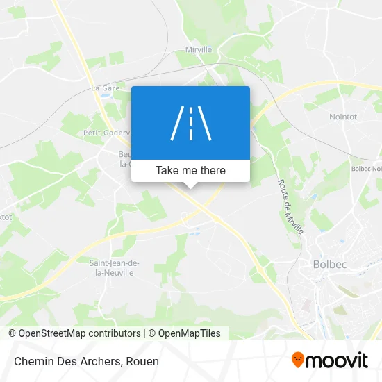 Chemin Des Archers map