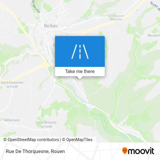 Mapa Rue De Thorquesne
