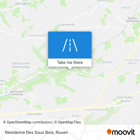 Résidence Des Sous Bois map