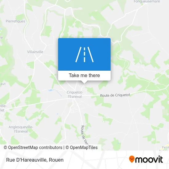 Rue D'Hareauville map