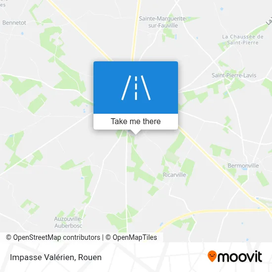Impasse Valérien map