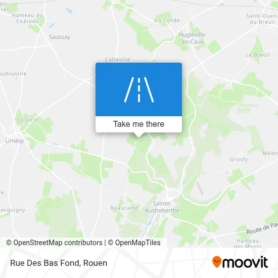 Rue Des Bas Fond map