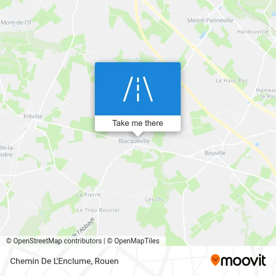 Chemin De L'Enclume map