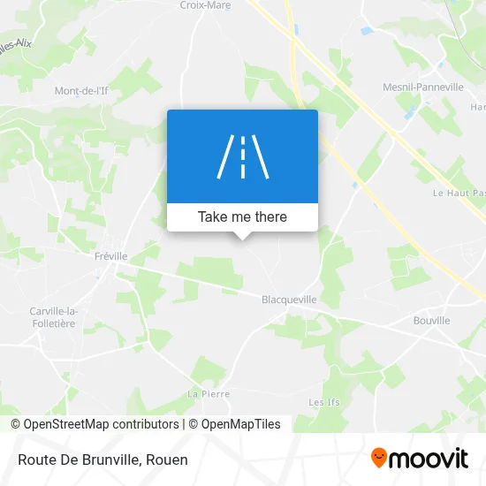 Route De Brunville map