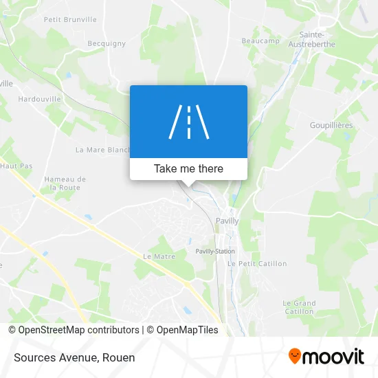 Avenue Des Sources map
