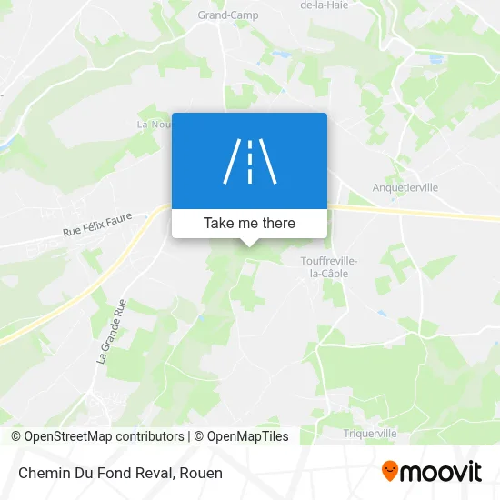 Chemin Du Fond Reval map
