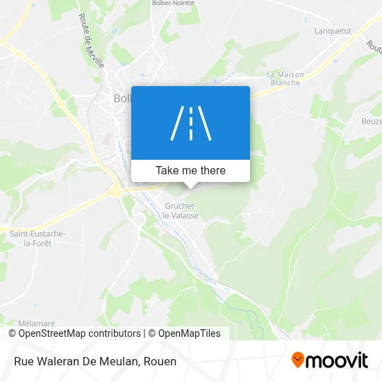Rue Waleran De Meulan map