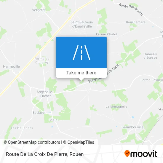 Route De La Croix De Pierre map