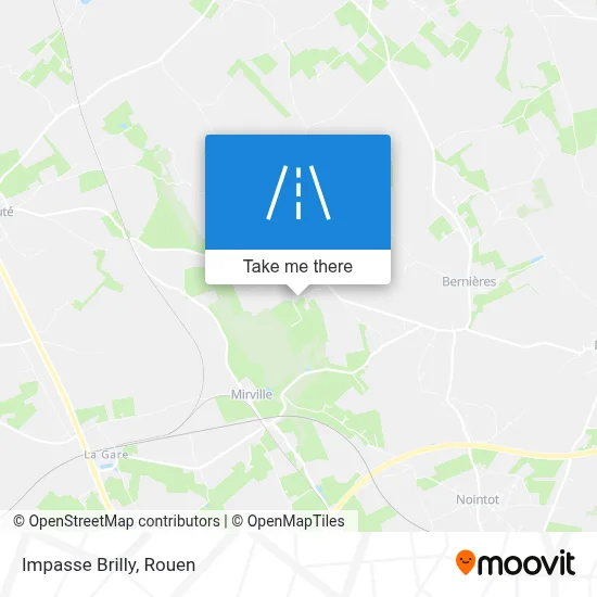 Impasse Brilly map
