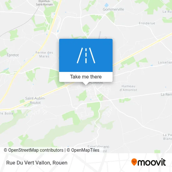Rue Du Vert Vallon map