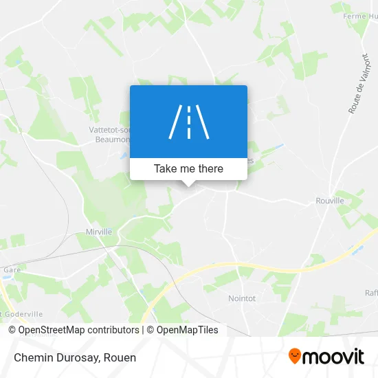 Mapa Chemin Durosay